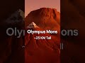 “Mars Has a Volcano Your Brain Can’t Understand” #space #universe