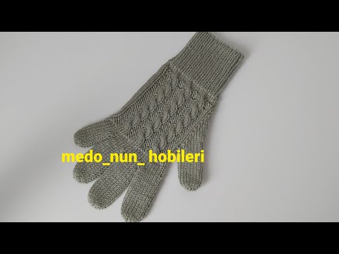 5 Şiş Eldiven Nasıl Örülür/ 5 Şiş 5 Parmaklı Eldiven #handschuhe