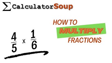 How to Multiply Fractions
