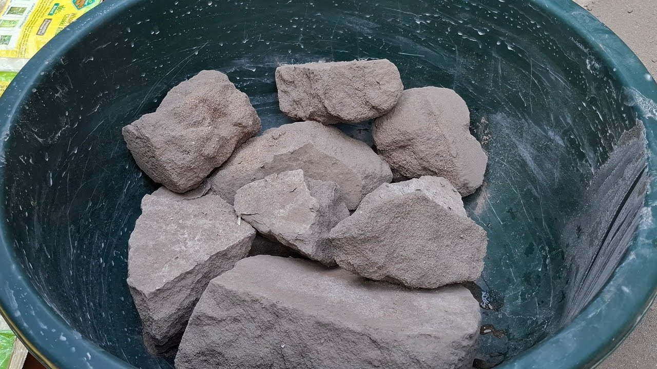 Asmr: Enormous Chunks Very Crispy Black Sand Cement Dry Crumbling 🥰