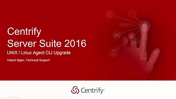 Centrify Server Suite 2016 - UNIX / Linux Agent CLI Upgrade