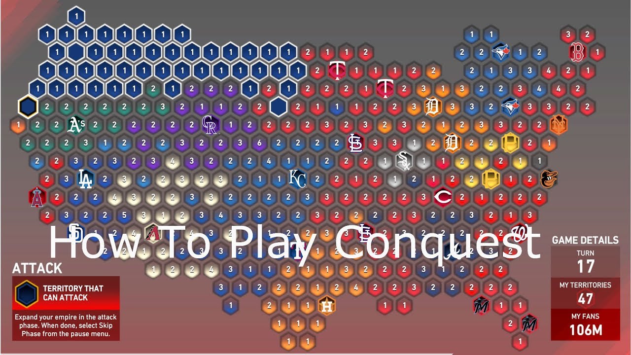 MLB The Show 19- How To Play Conquest