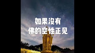 201409 如果没有佛的空性正见20205