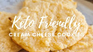 EASY CREAM CHEESE COOKIES (KETO FRIENDLY, GLUTEN FREE)