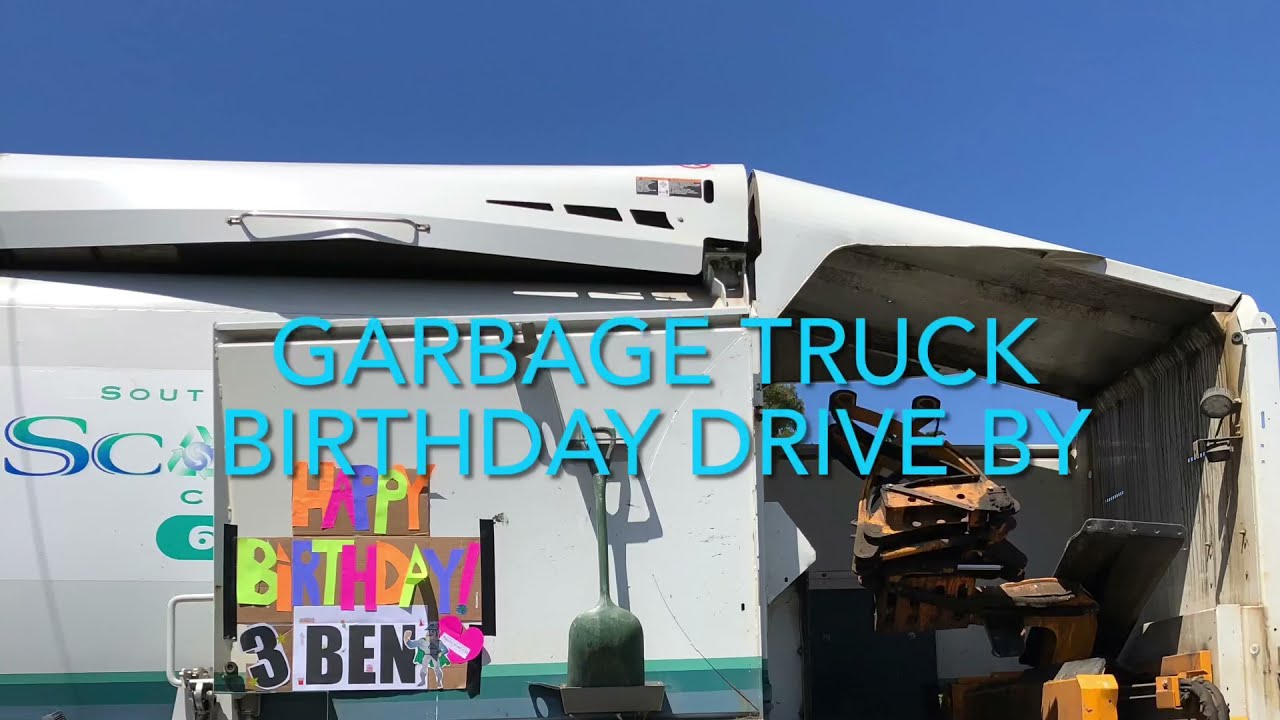 Garbage Truck Birthday Drive By