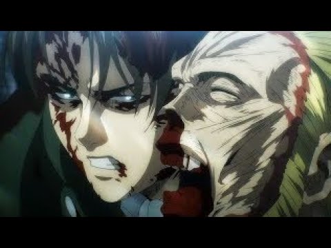 Levi dá uma surra no Titan Bestial - Shingeki no Kyojin Dublado