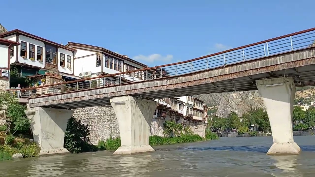 Amasya Gezisi - Yeşilırmak Nehrinde Tekne Turu