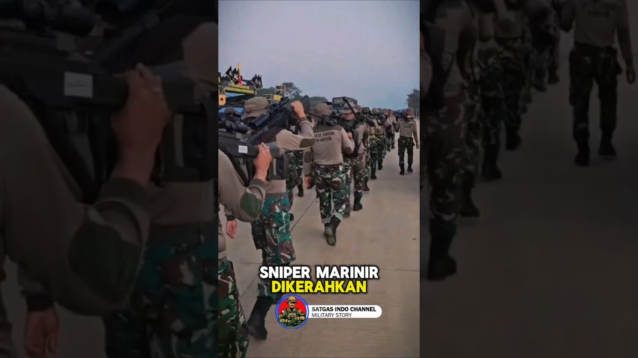 Ratusan Sniper Marinir Indonesia dikerahkan