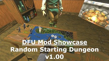Daggerfall Unity (DFU) Mod Showcase: Random Starting Dungeon v1.00