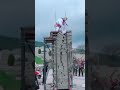 Most concrete blocks broken in a single stack - 37 by Ali Bahçetepe 🇹🇷 #shorts
