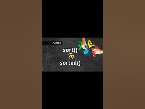 Difference between Lists sort( ) and sorted( ) method in Python # ... image.