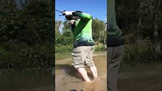 Fish On Fish Off  barramundi fishing fail superman