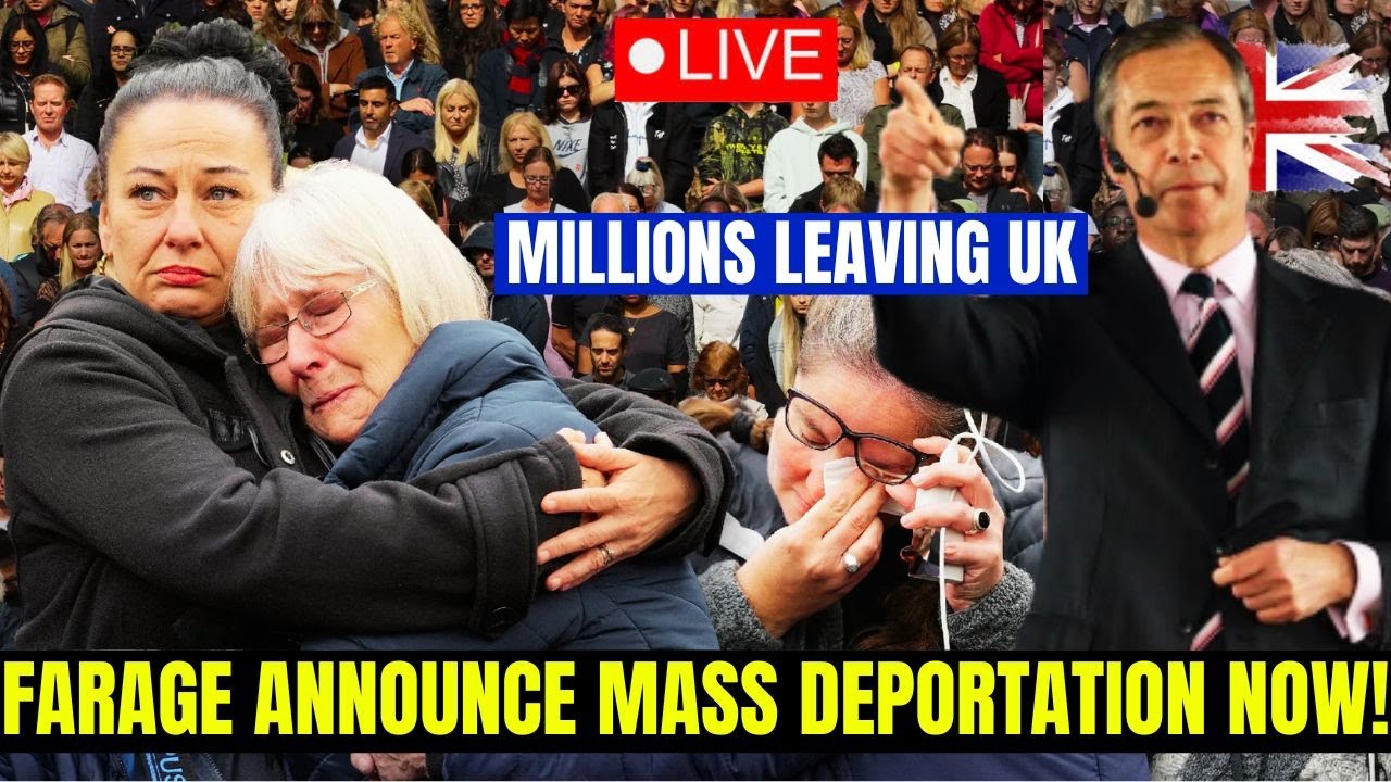 Millions To Leave The UK As Nigel Farage Announces Mass Deporation Of Migrants Crossing Channels
