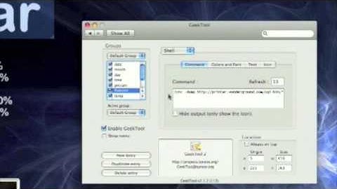GeekTool Tutorial