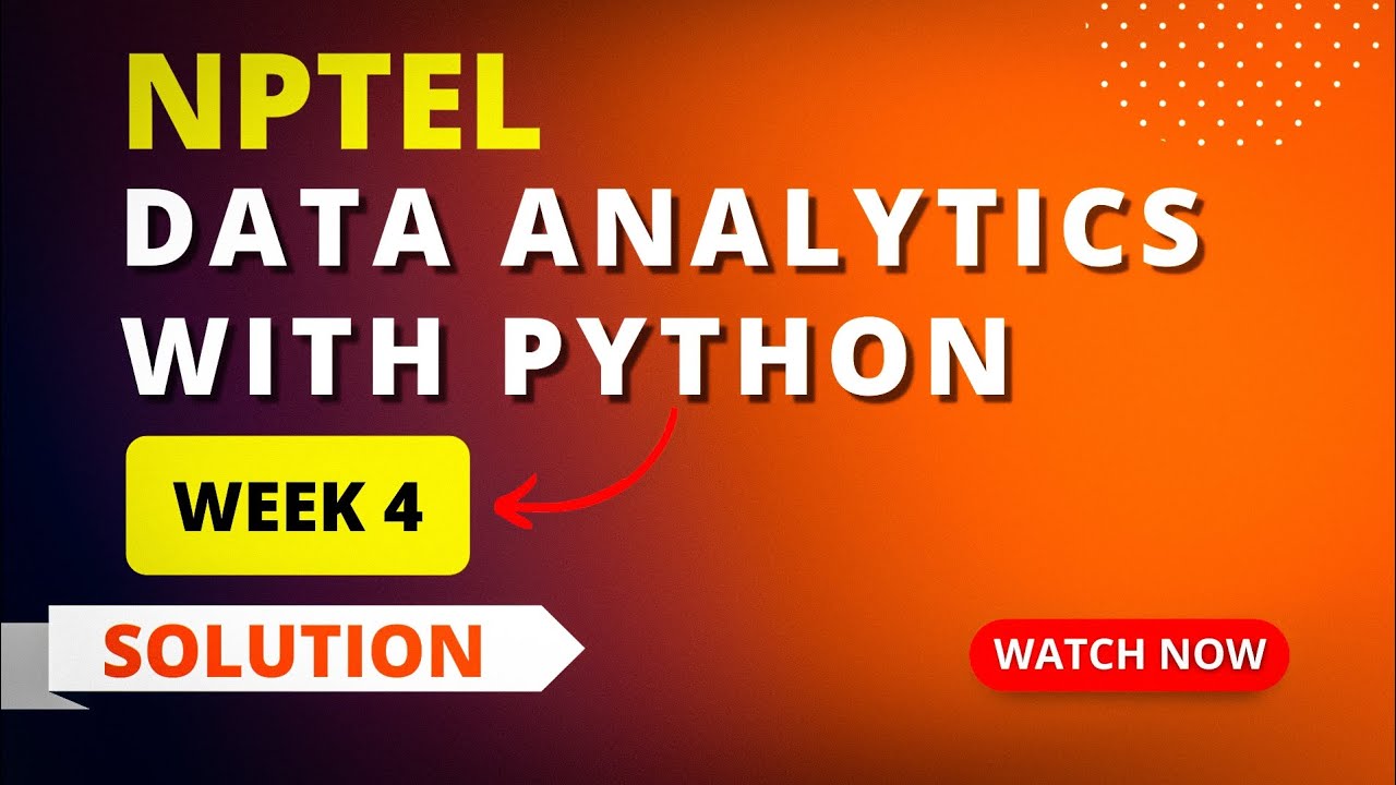 data analytics with python week 4 assignment