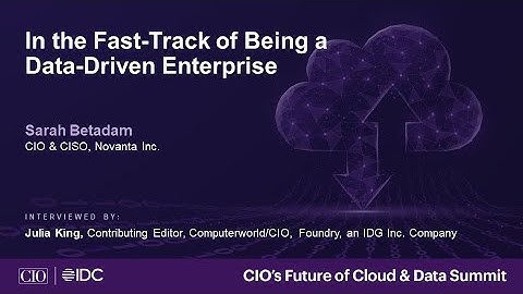 In the Fast-Track of Being a Data-Driven Enterprise