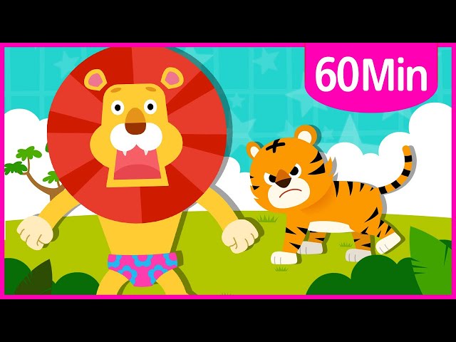 Favorite Animal + Shark Songs 60m♪ | Nursery Rhymes for Kids | Tidi Songs for Children ★TidiKids class=