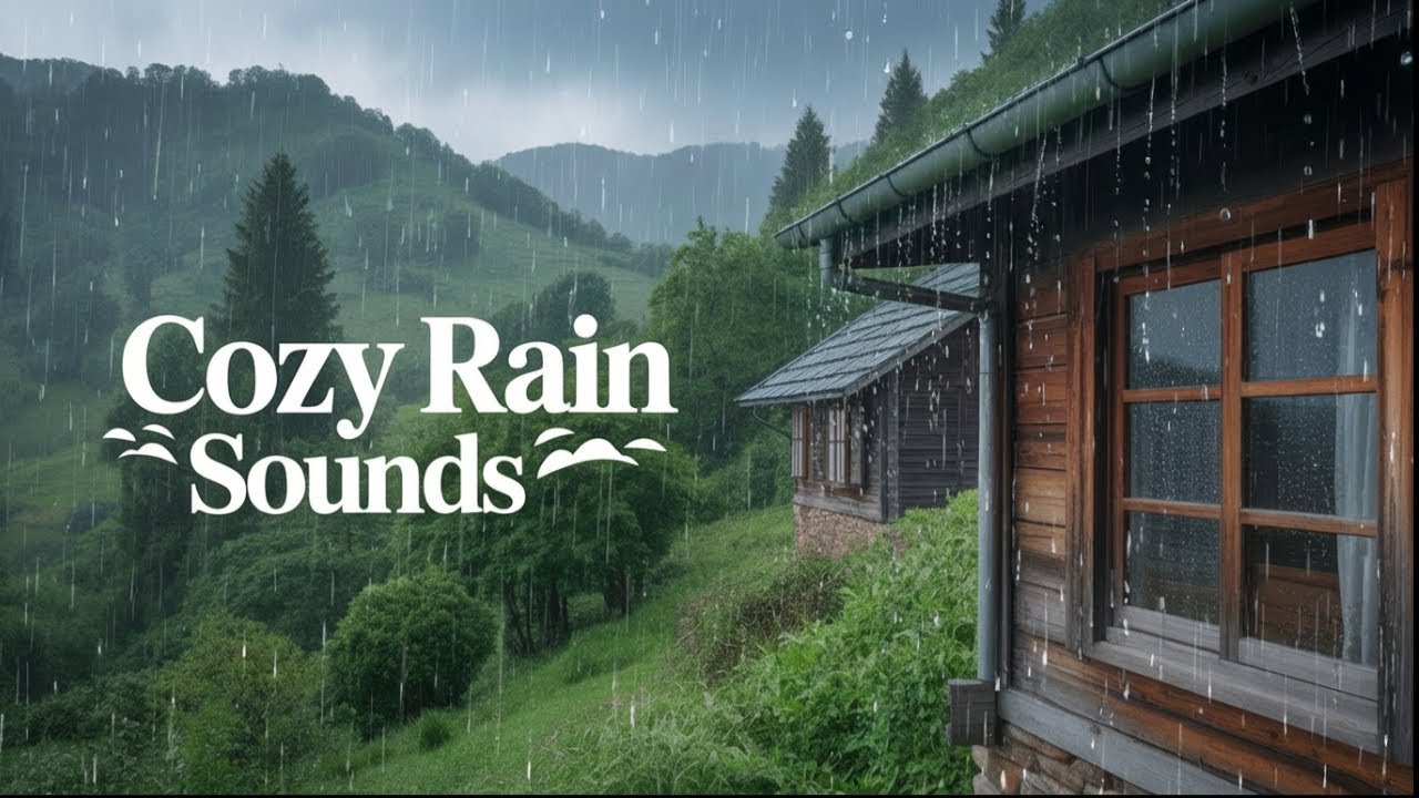 Rainy Season in Forest Village || Soothing Rain Melodies for Stress Relief!