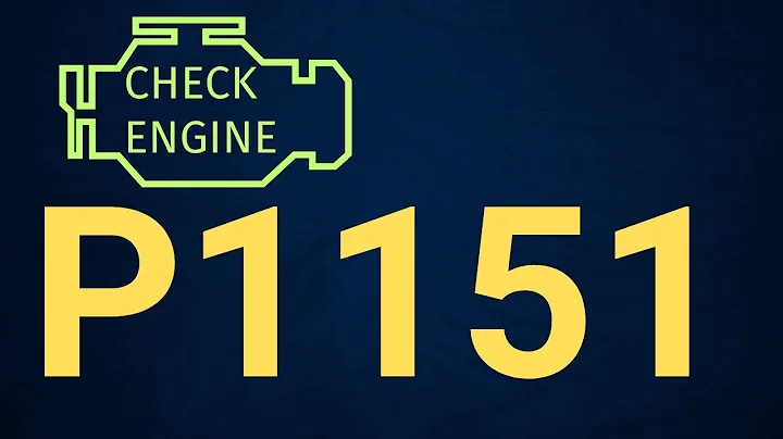 P1151 Code: Lack of HO2S Switch – Sensor Indicates Lean (Bank 2 Sensor 1)
