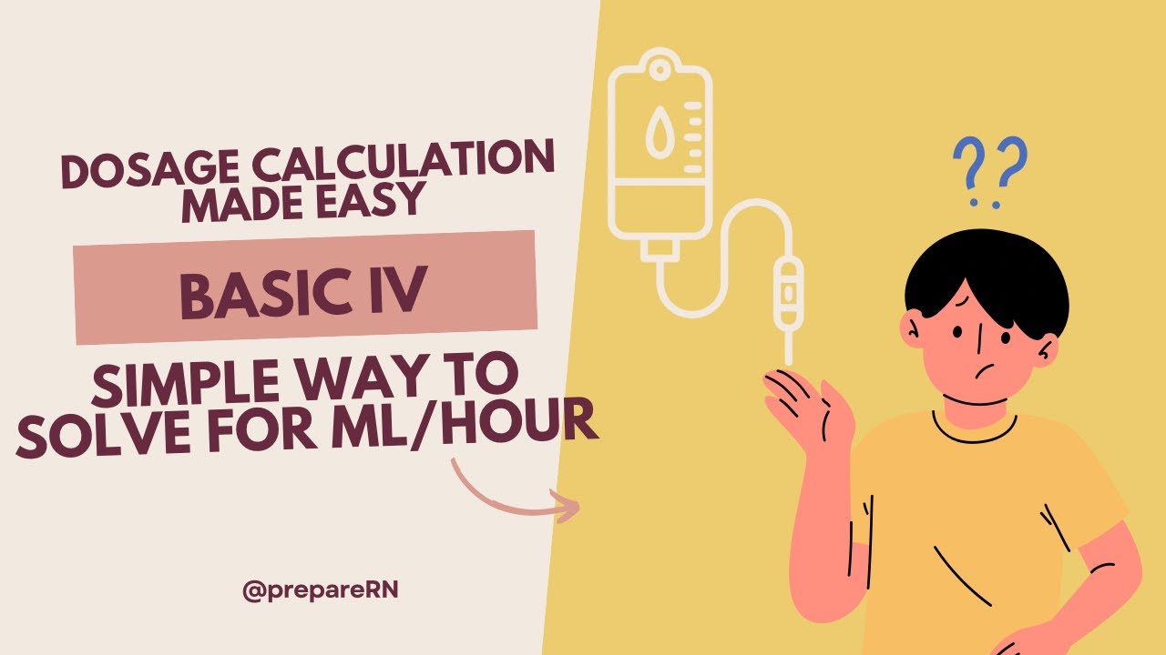 Basic IV Calculations: mL/Hour Calculations Made Easy for Nursing ...