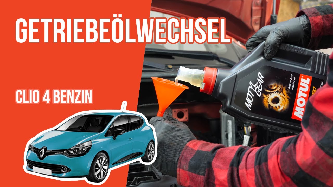 Wie Clio 4 1.2 16V Getriebeöl wechseln 🛢 