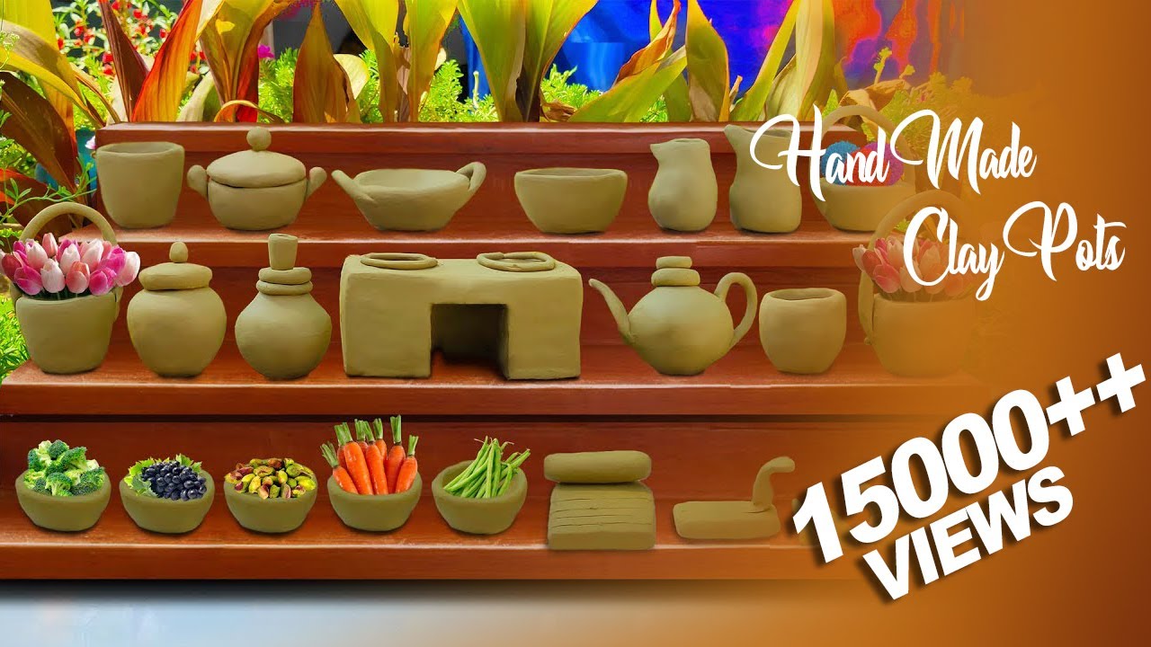 part2 how to Make Clay pots Clay pot Making Clay pots Making At Home