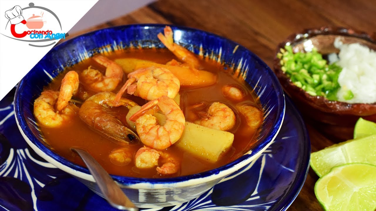 Caldo de Camarón para la Cruda | Cocinando con Angel