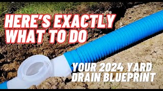 Yard Drainage System Easy DIY Full Tutorial