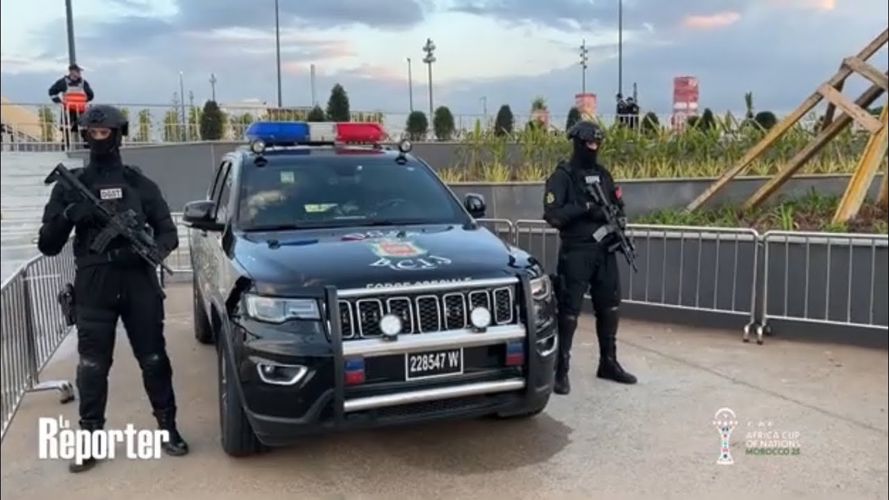 Stade Moulay Abdallah à Rabat : Impressionnant dispositif de sécurité
