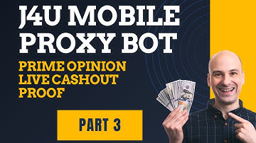 LIVE PROOF: J4U Mobile Proxy WORKS for Prime Opinion + INSTANT Cashout! (Real Payment)