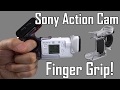 Sony AKA-FGP1 Finger Grip for FDR-X3000 in 4K! Record with one hand!