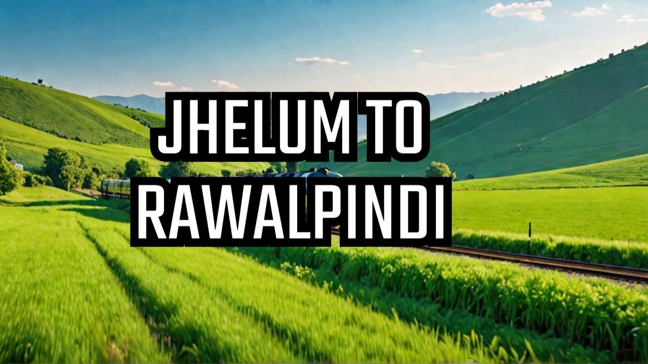 Pakistan Railway Journey Jhelum To Rawalpindi Travel by Train YouTube