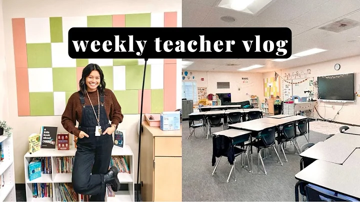 WEEKLY VLOG | how I set up 5th grade conferences, ...