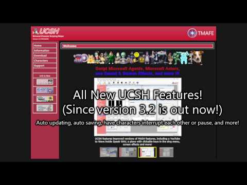 All New UCSH Features! (Version 3.2 of the UCSH is out!)