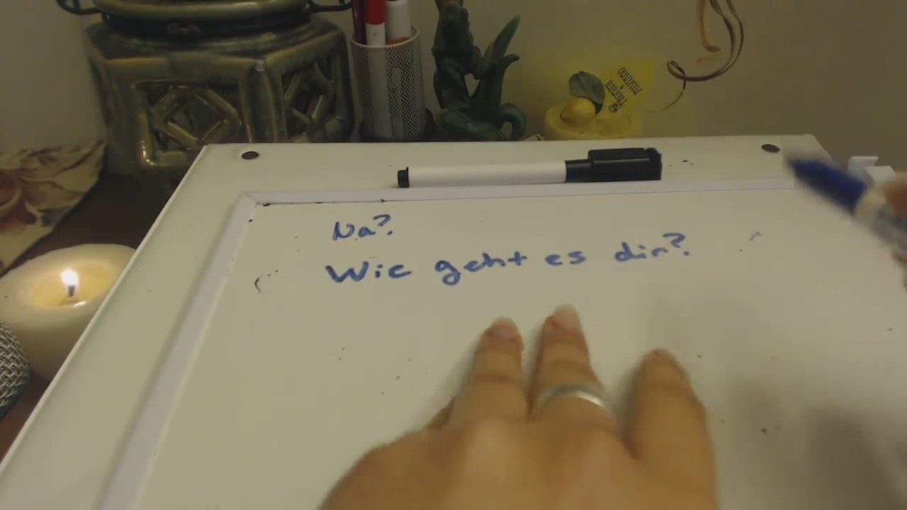 ASMR German Lesson: Numbers, Hello, and Goodbye