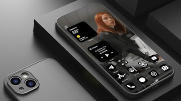 iOS 18 Home Screen Setup on Android | Best Minimal iOS Look for Your Phone!