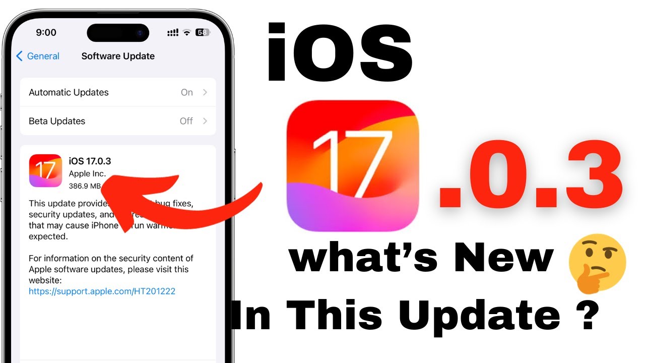 iOS 17.0.3 update what’s new ? - YouTube