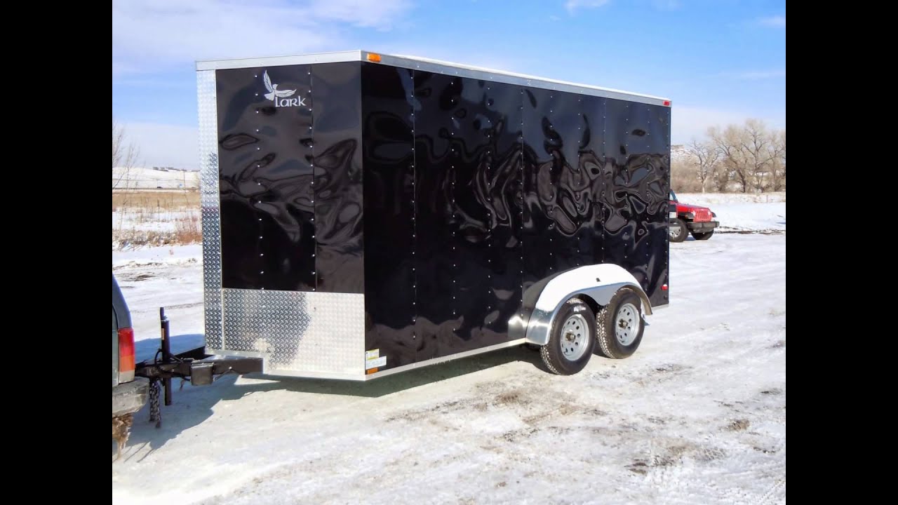 cargo trailers calgary 2014 Lark Cargo Trailer 7x14 tandem axle for sale - www.ColoradoTrailersInc.com