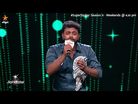 Glimpse of Senguruvi Senguruvi Song by #ChinnappaRaj 🔥🎶 | Endrendrum Captain| Super Singer Season 11