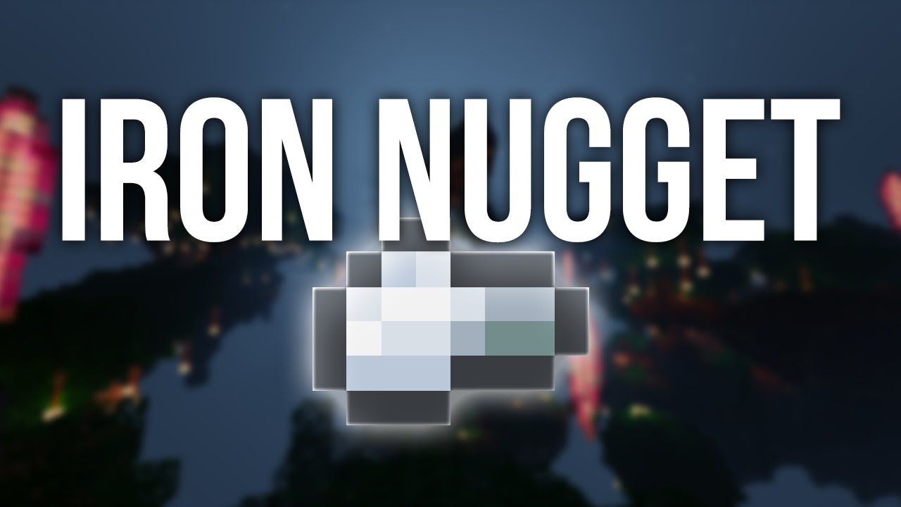How to Craft Iron Nuggets in Minecraft Survival (Recipe Tutorial) 