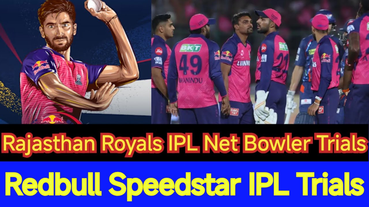 Rajasthan Royals IPL Net Bowler Trials | Red Bull speedstar