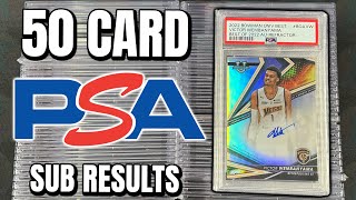 DID WE GEM THIS WEMBY?? | 50 Card PSA Grading Results