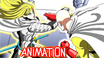SAITAMA VS FLASHY FLASH fan Animation Chapter 194 | OPM