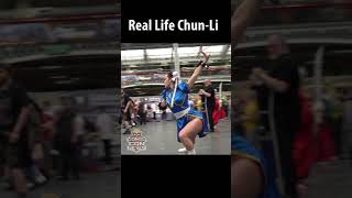 Chun Li Cosplay Street Fighter London Film and Comic Con #Shorts