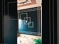 Stylish wall painting design with masking tape #shorts #painting #design #youtube