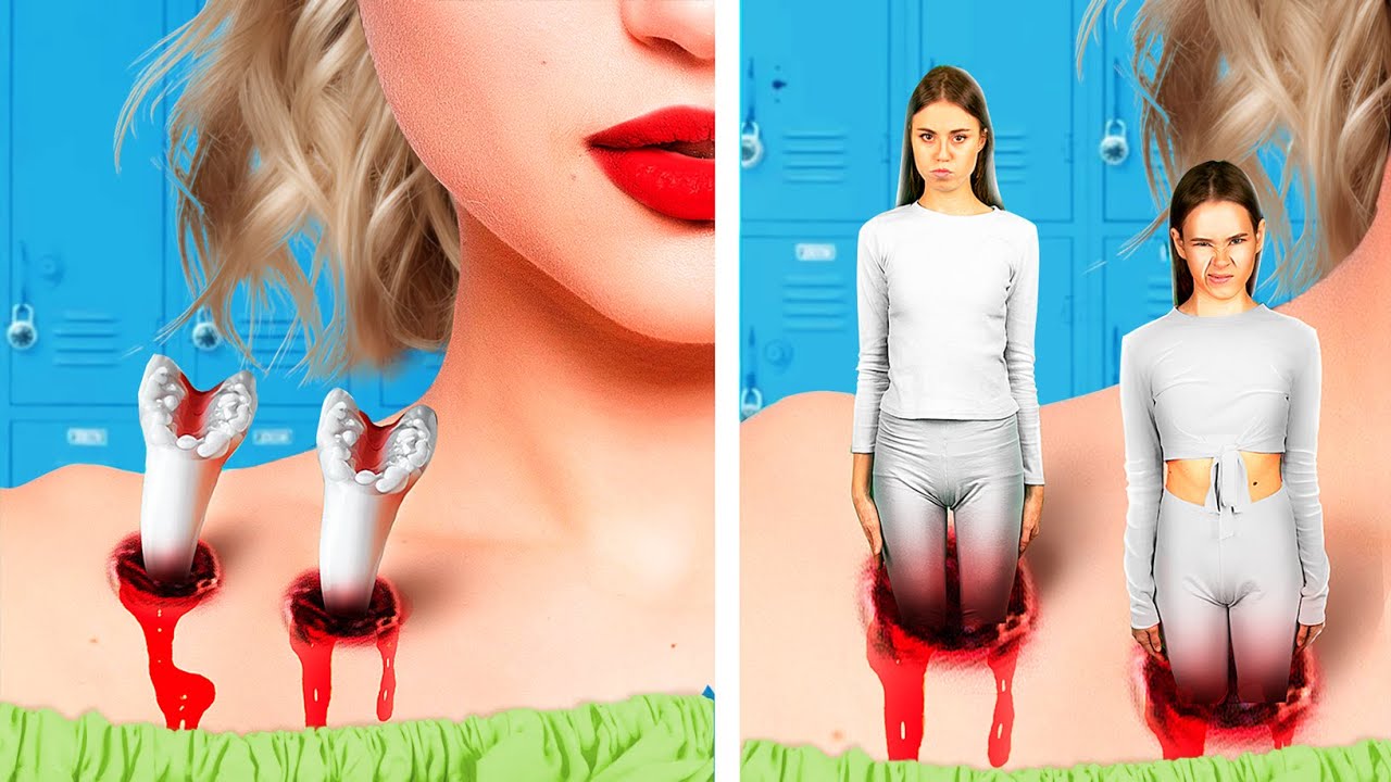 Extreem Verstoppertje met een Vampier op School! Mijn Nieuwe Leraar is een Vampier!