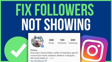 INSTAGRAM NOT SHOWING FOLLOWERS | Fix Instagram Follower Count Stuck