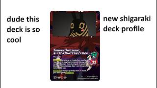 UniVersus Tomura Shigaraki Final Battle Deck Profile