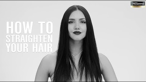 How To Straighten Your Hair | Step By Step Hairstyling | TRESemméIndia