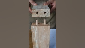 Perfect Dowel Joinery with a New Nail Jig #shorts #woodworking #diy